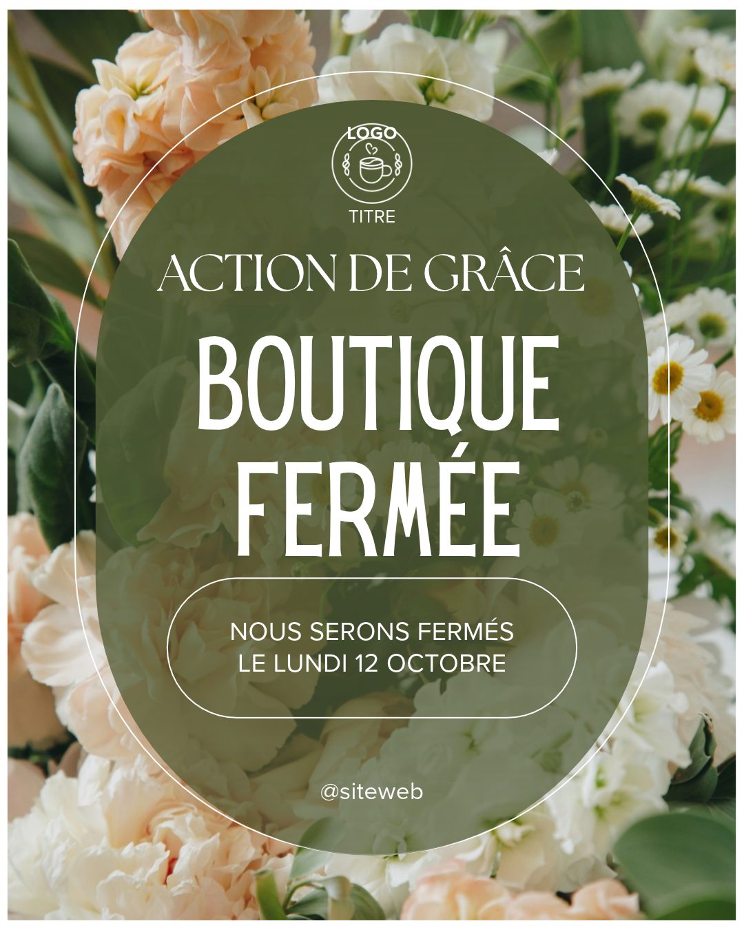 Boutique fermée, Publication · Action de grâce